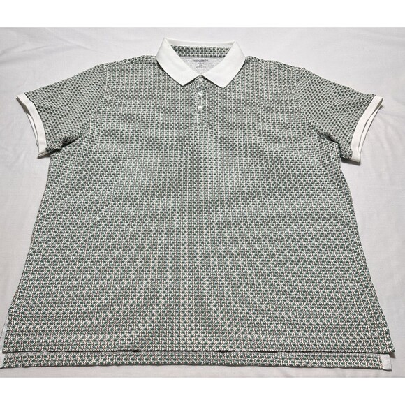 Bonobos Men's Pique Polo Tropical Palms Slim Fit Hawaiian Casual Size XXL 2XL - Picture 2 of 8